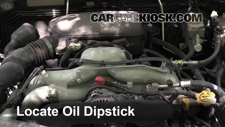 2009 Subaru Outback 2.5i Limited 2.5L 4 Cyl. Oil Check Oil Level
